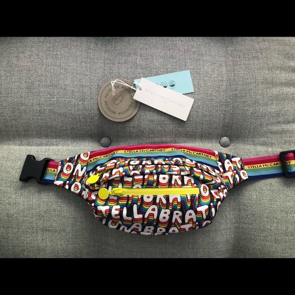 Stella McCartney Logo Rainbow Bum Bag Fanny Pack - Picture 7 of 14
